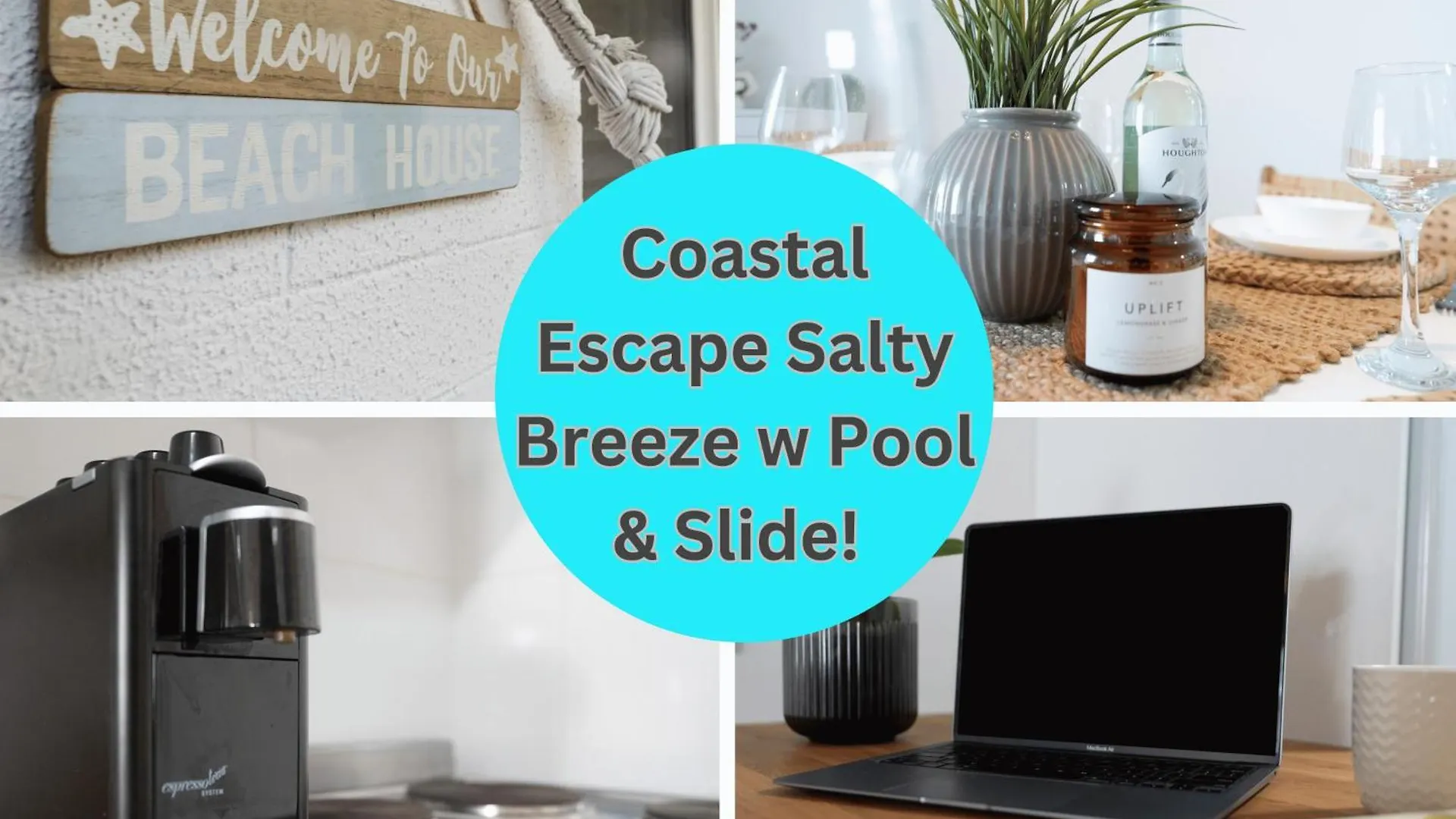 公寓式酒店 珀斯Coastal Escape Salty Breeze W Pool & Slide!公寓式酒店